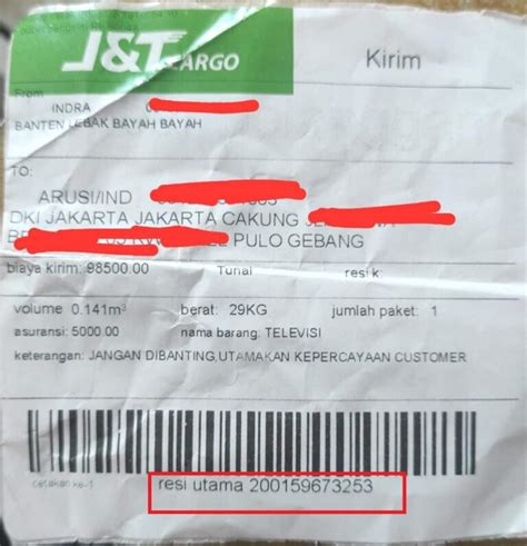 CEK RESI JNT KARGO - Cek Ongkir JNE Cargo +