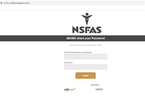 Celbux Nsfas Help Desk