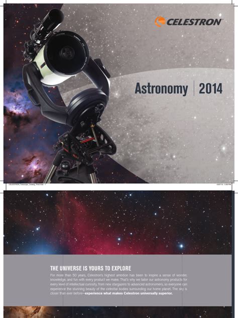 Celestron Telescope Catalog