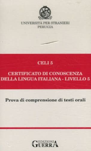 Download Celi 5 Certificato Di Conoscenza Della Lingua Italiana Livello 5 