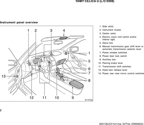 Read Celica Manual User Guide 