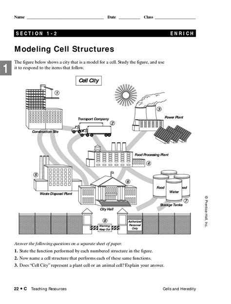 Cell City Introduction Worksheet Studylib Net Cell City Worksheet - Cell City Worksheet