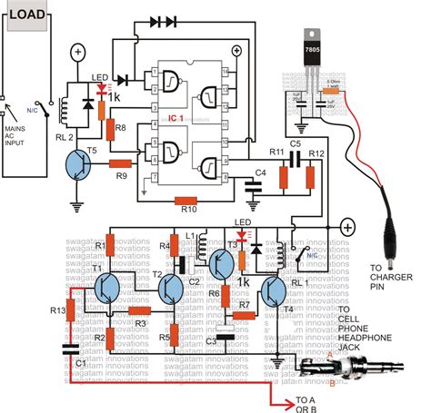 cell phone controlled light circuit diagram
