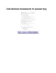 Full Download Cell Division Study Guide Key 