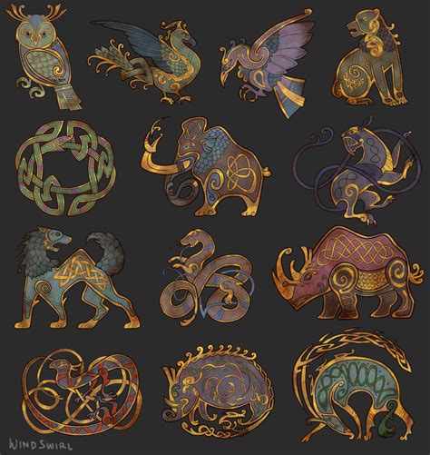 Celtic Design Animal Patterns