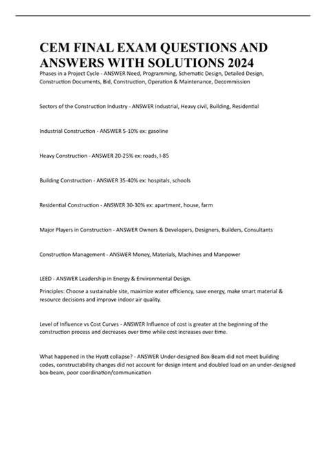 cem durham exam questions