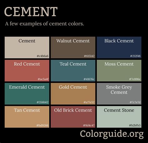 cement color