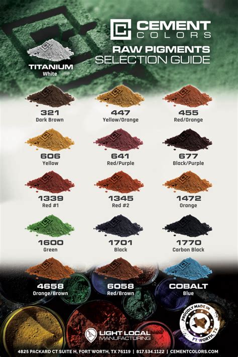 cement colors