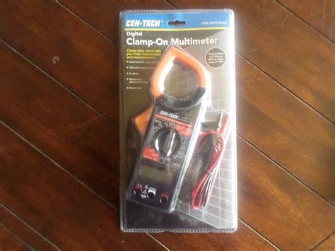Cen Tech Clamp Meter 66897 Manual