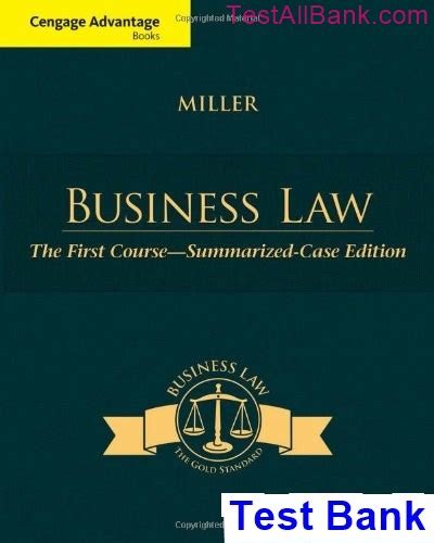 Read Cengage Advantage Books Business Law The First Course Summarized Case Edition Ebook Roger Leroy Miller 