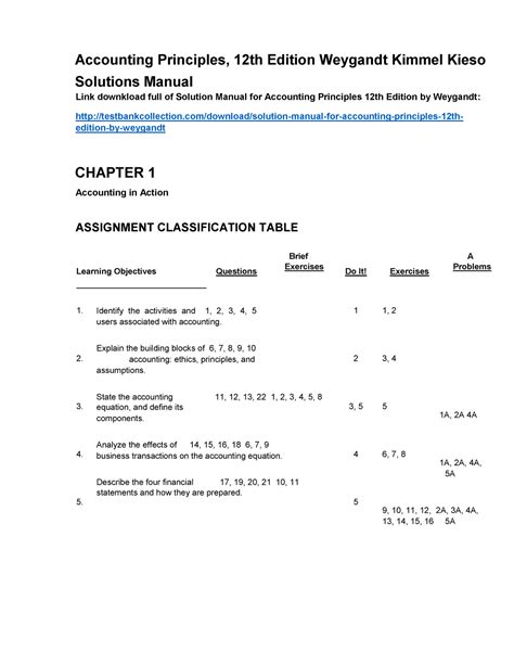 Full Download Cengage Answer Key Financial Accounting Edition 12E 