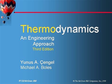 Full Download Cengel Boles Thermodynamics Third Edition 