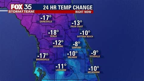 central florida cold front