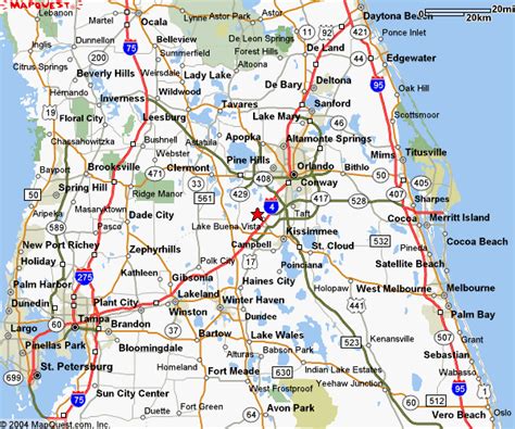 central florida map