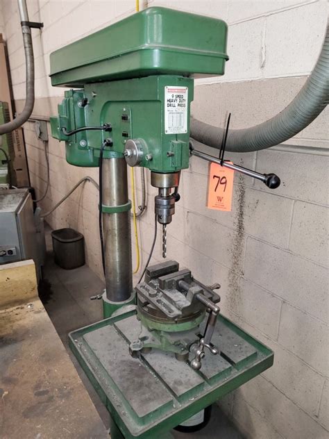 central machinery drill press spindle