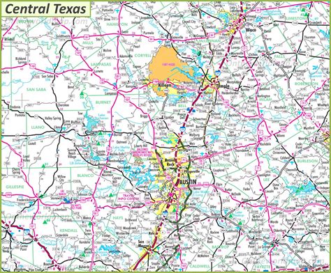 central texas cities