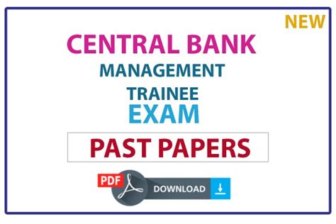 Read Central Bank Management Trainee Exam Papers 