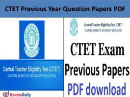 Read Central Teacher Eligibility Test Model Question Paper 