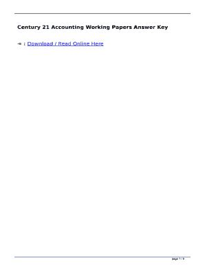 Read Online Century 21 Accounting Answer Key Chapter 