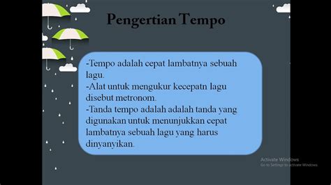 CEPAT ATAU LAMBATNYA SEBUAH LAGU DISEBUT - cepat atau lambatnya sebuah lagu disebut