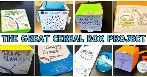 cereal box volume project