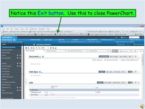 Cerner Millennium Powerchart Training
