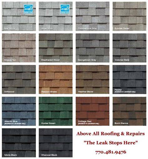 certainteed roof shingle colors