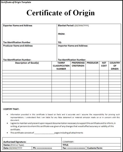 Certificate Of Origin Template For Ms Word Word Word Origin Worksheet - Word Origin Worksheet