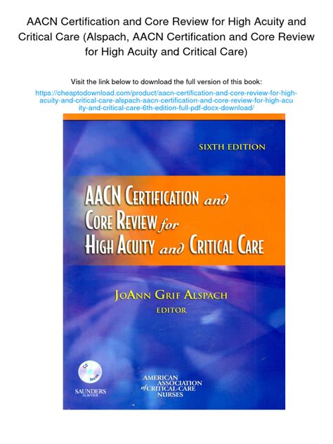 Certification And Core Review For Neonatal Intensive Care Nursing 5e