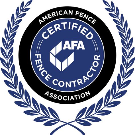 Certified Fence Contractor Cfc American Fence Association Fence Contractor License - Fence Contractor License