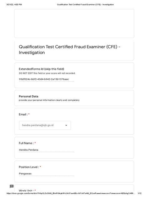 certified fraud examiner sample questions