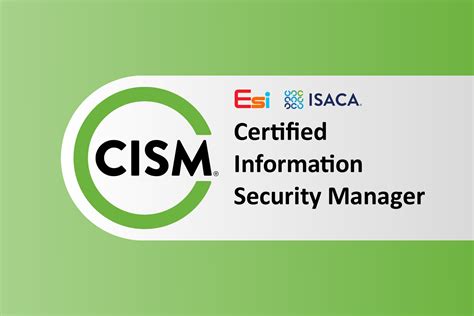certified information security manager isaca