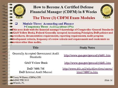 Read Certified Defense Financial Manager Study Guide 