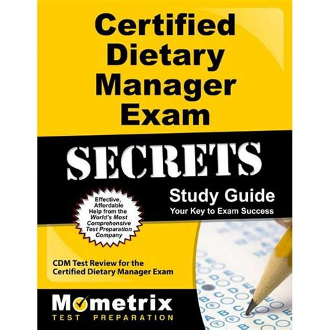 Full Download Certified Dietary Manager Exam Study Guide 