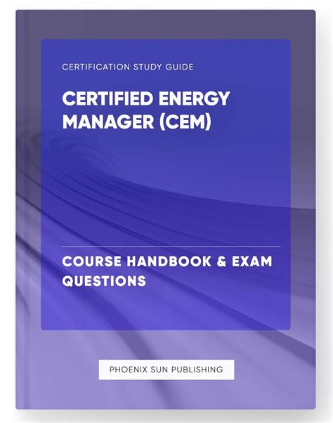 Read Certified Energy Manager Study Guide 