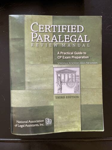 Read Online Certified Paralegal Review Manual 3Rd Edition 
