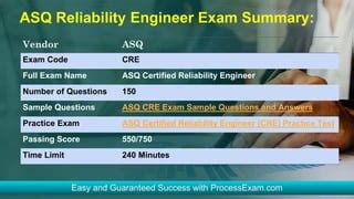 Read Certified Reliability Engineer Exam Questions With Answers 
