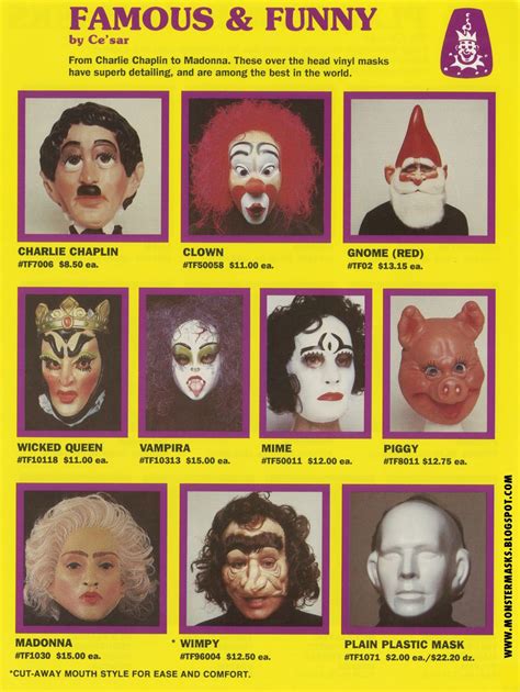 Cesar Mask Catalog