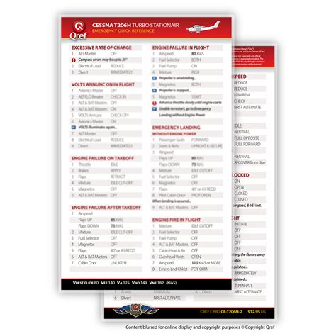 cessna 206 turbo checklist