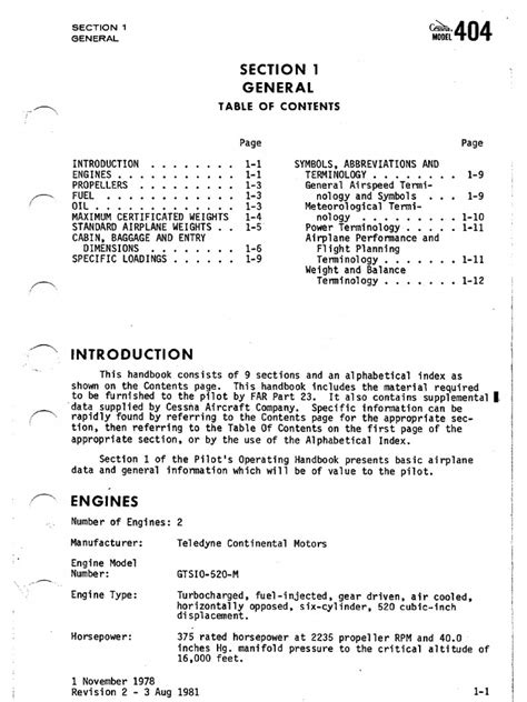 Cessna 404 Poh Pdf