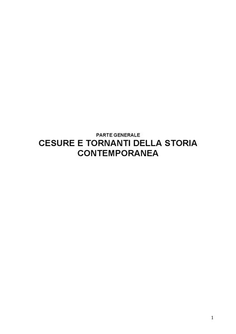 Full Download Cesure E Tornanti Della Storia Contemporanea 