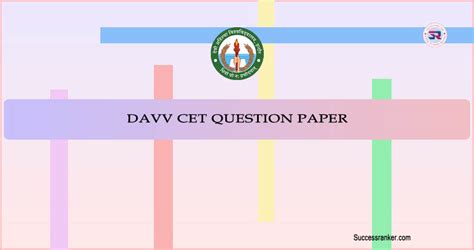 Full Download Cet Davv Model Paper 