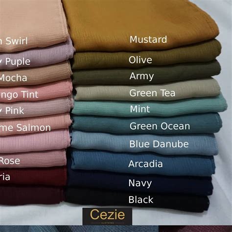 Cezie Premium Cornskin Jilbab Segi Empat Rp55 Rb Warna Choco Seperti Apa - Warna Choco Seperti Apa