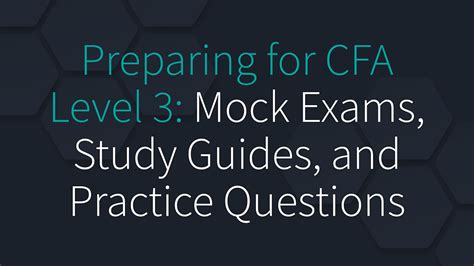 Cfa Level 3 Answer Mock
