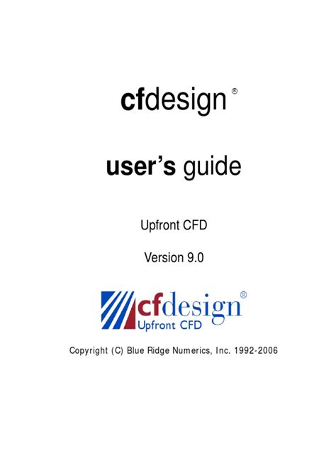 Download Cfdesign Document 