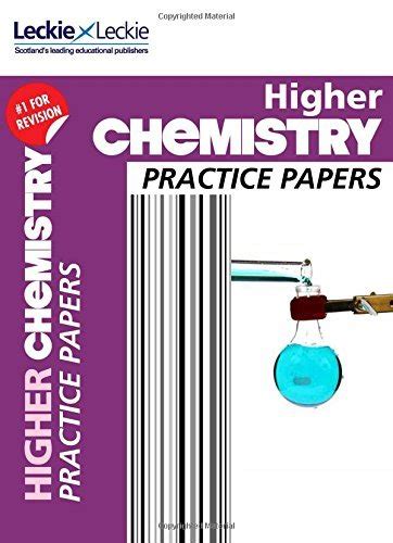 Cfe Higher Chemistry Practice Papers For Sqa Exams Practice Papers For Sqa Exams