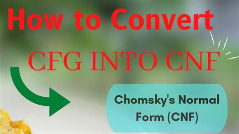 Cfg To Cnf