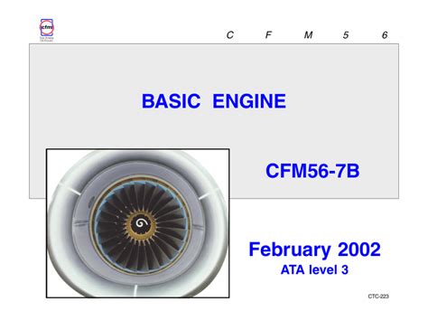 Cfm56 7b Training Manual