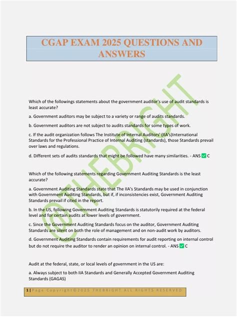 Cgap Model Exam Questions