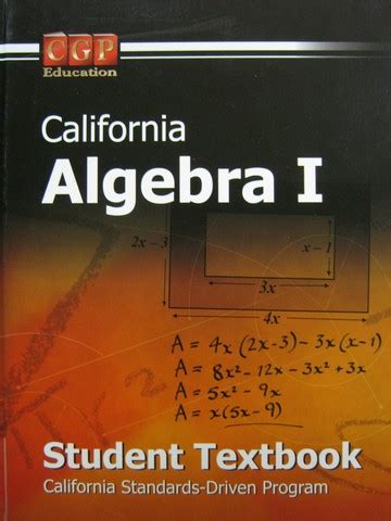 Cgp Education Algebra 1 Solution Guide